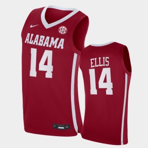 #14 Keon Ellis University of Alabama Red Mens Jersey College Basketball Player 349952-447