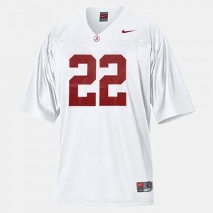 #22 Mark Ingram Bama White Men Jersey College Football 2025 953376-284