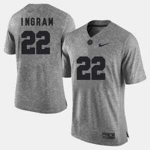 #22 Mark Ingram Bama Gray Men's Jersey Gridiron Gray Limited Gridiron Limited 167305-613