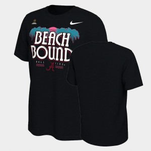 Alabama Crimson Tide Black Men's T-Shirt 2021 National Championship College Football Playoff 110577-304