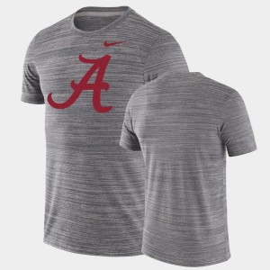 Alabama Crimson Tide Charcoal Mens T-Shirt GFX Velocity Velocity Performance 547289-211