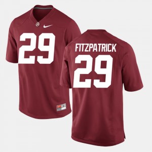 #29 Minkah Fitzpatrick Alabama Crimson Men Jersey Alumni Football Game University 954143-934