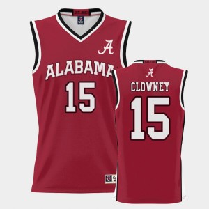#15 Noah Clowney University of Alabama Crimson Mens Jerseys College Basketball ProSphere 245142-490