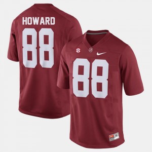 #88 O.J. Howard Bama Red Men's Jersey College Football Official 140136-491