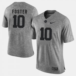 #10 Reuben Foster Bama Gray Men Jerseys Gridiron Gray Limited Gridiron Limited 307785-510
