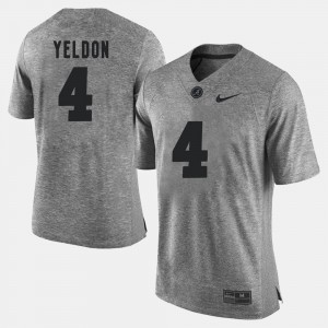 #4 T.J. Yeldon Bama Gray Mens Jersey Gridiron Gray Limited Gridiron Limited 146631-723