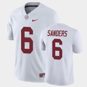 #6 Trey Sanders Crimson White Mens Jerseys Game Game 417321-245