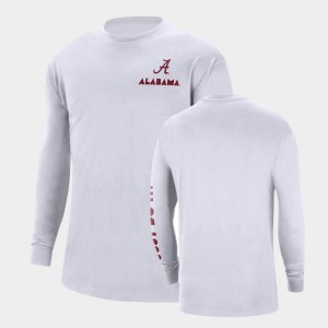 Bama White Men T-Shirt Heritage Max 90 Long Sleeve 572056-394