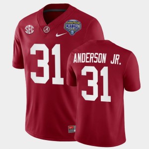 #31 Will Anderson Jr. The Tide Crimson Men Jersey 2021 Cotton Bowl College Football Playoff 119767-463
