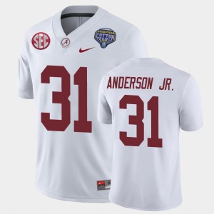 #31 Will Anderson Jr. Bama White Men Jersey 2021 Cotton Bowl Game 105505-214