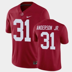 #31 Will Anderson Jr. The Tide Crimson Men's Jerseys Game 2025 394626-599
