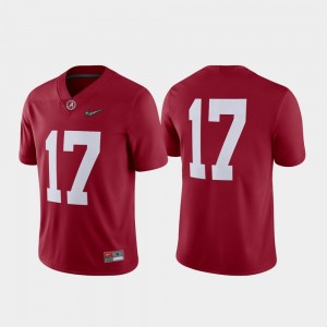 #17 The Tide Crimson Mens Jerseys 2018 College Football Playoff Game 138999-959