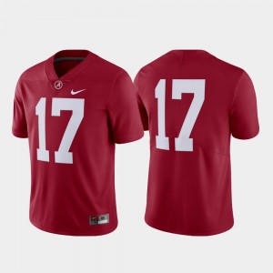 #17 Bama Crimson Men's Jersey Limited College Football 249194-874