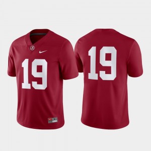 #19 Bama Crimson Mens Jersey Game 435602-429