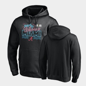 Crimson Black Men Hoodie 2021 National Championship College Football Pullover 408155-989