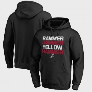 Roll Tide Black Men's Hoodie Bowl Game Hometown Collection Rammer Jammer Fanatics 426119-311