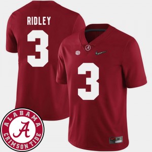 #3 Calvin Ridley Roll Tide Crimson Men's Jerseys College Football 2018 SEC Patch 209382-390