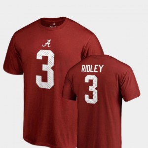 #3 Calvin Ridley The Tide Crimson Men T-Shirt College Legends Name & Number 943386-747