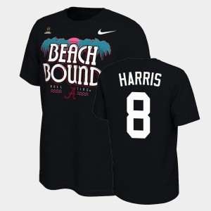 #8 Christian Harris Crimson Black Men T-Shirt 2021 National Championship Bound College Football Playoff 104493-649