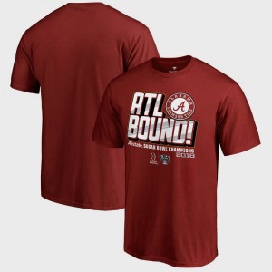 Bama Crimson Men's T-Shirt Bowl Game College Football Playoff 2018 Sugar Bowl Champions Flea Flicker 174794-730