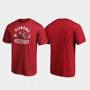 Alabama Crimson Tide Crimson Men's T-Shirt 2020 Citrus Bowl Bound Spike 152863-863