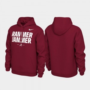 The Tide Crimson Men's Hoodie Local Phrase Pullover 202952-360