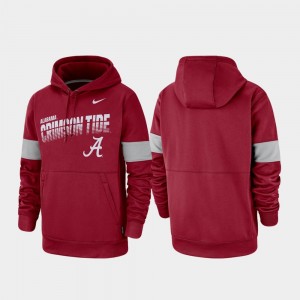 University of Alabama Crimson Men's Hoodie Performance Pullover 487999-587