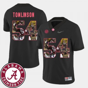 #54 Dalvin Tomlinson Crimson Black Men Jersey Pictorial Fashion Football 418027-557