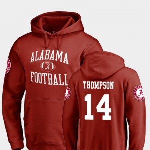 #14 Deionte Thompson Roll Tide Crimson Men's Hoodie Neutral Zone College Football 988763-317