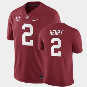 #2 Derrick Henry Alabama Crimson Tide Crimson Men Jerseys College Football Home Game 251621-674