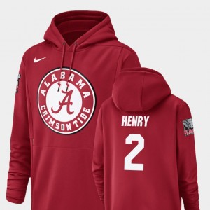 #2 Derrick Henry Bama Crimson Mens Hoodie Champ Drive Football Performance 436635-370