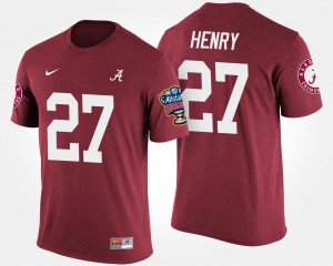 #27 Derrick Henry The Tide Crimson Men's T-Shirt Bowl Game Sugar Bowl 528154-775