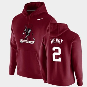 #2 Derrick Henry Alabama Crimson Men Hoodie Vintage School Logo Pullover 490047-913