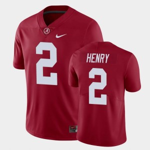 #2 Derrick Henry Bama Crimson Mens Jerseys Limited University 475814-973