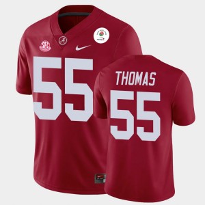 #55 Derrick Thomas Alabama Crimson Men Jersey 2021 Rose Bowl Champions 757144-406