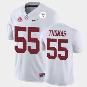 #55 Derrick Thomas Crimson White Men Jersey 2021 Rose Bowl Champions 932383-977