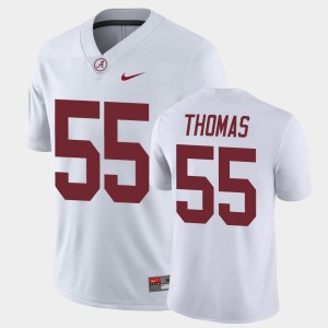 #55 Derrick Thomas Crimson White Mens Jersey College Football Game 385141-557