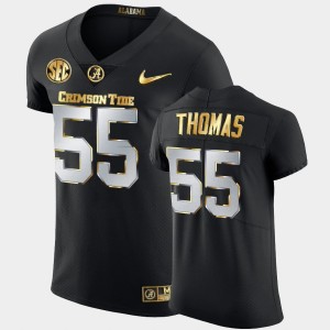 #55 Derrick Thomas The Tide Black Men Jersey Golden Edition 2020-21 Authentic 379805-541