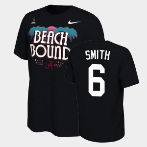 #6 DeVonta Smith Bama Black Men's T-Shirt 2021 National Championship Bound College Football Playoff 732324-852