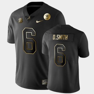 #6 DeVonta Smith University of Alabama Black Men Jersey 2021 Rose Bowl Golden Edition 229068-319