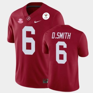 #6 DeVonta Smith Crimson Crimson Mens Jersey 2021 Rose Bowl Heisman Trophy 253279-491