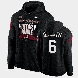 #6 DeVonta Smith Bama Black Men's Hoodie 2020 National Champions History Made Pullover 783962-102