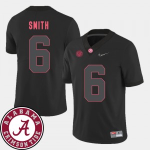 #6 DeVonta Smith Crimson Black Men's Jersey College Football 2018 SEC Patch 898829-471