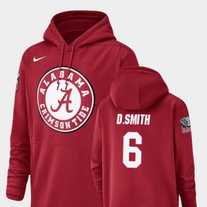 #6 DeVonta Smith University of Alabama Crimson Mens Hoodie Champ Drive Football Performance 529543-524