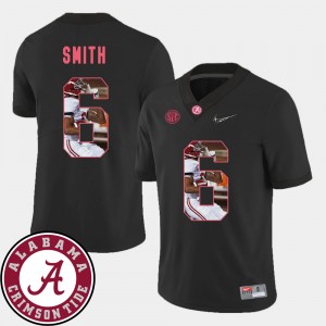 #6 DeVonta Smith Roll Tide Black Men's Jersey Pictorial Fashion Football 650028-797