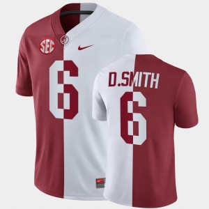 #6 DeVonta Smith Bama White Crimson Men's Jerseys Split Alumni 718875-121
