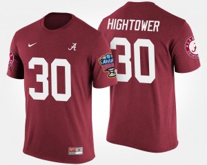 #30 Dont'a Hightower Alabama Crimson Men's T-Shirt Bowl Game Sugar Bowl 350716-105