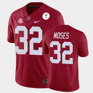 #32 Dylan Moses The Tide Crimson Men Jersey 2021 Rose Bowl Champions 651920-657