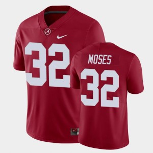 #32 Dylan Moses University of Alabama Crimson Men's Jersey Limited NCAA 917953-152