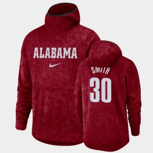 #30 Galin Smith Alabama Crimson Mens Hoodie Basketball Spotlight Pullover Team Logo 419868-566